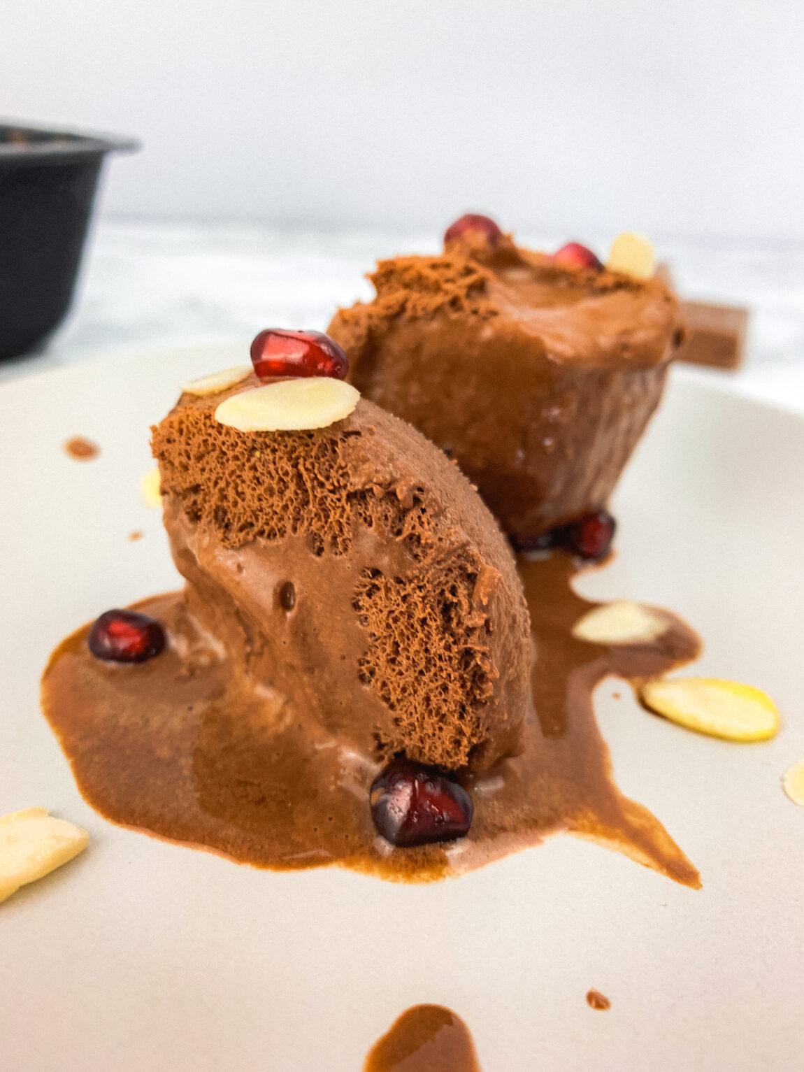 Gelado com Mousse de Aquafaba