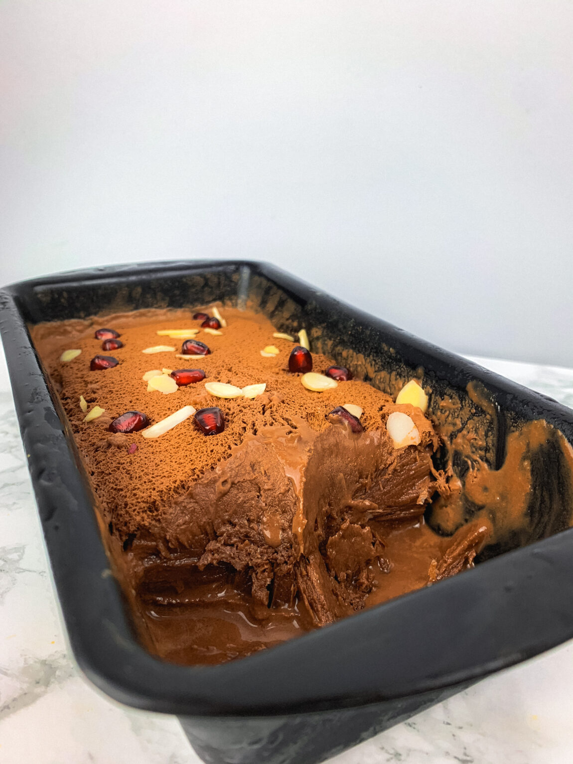 Gelado com Mousse de Aquafaba