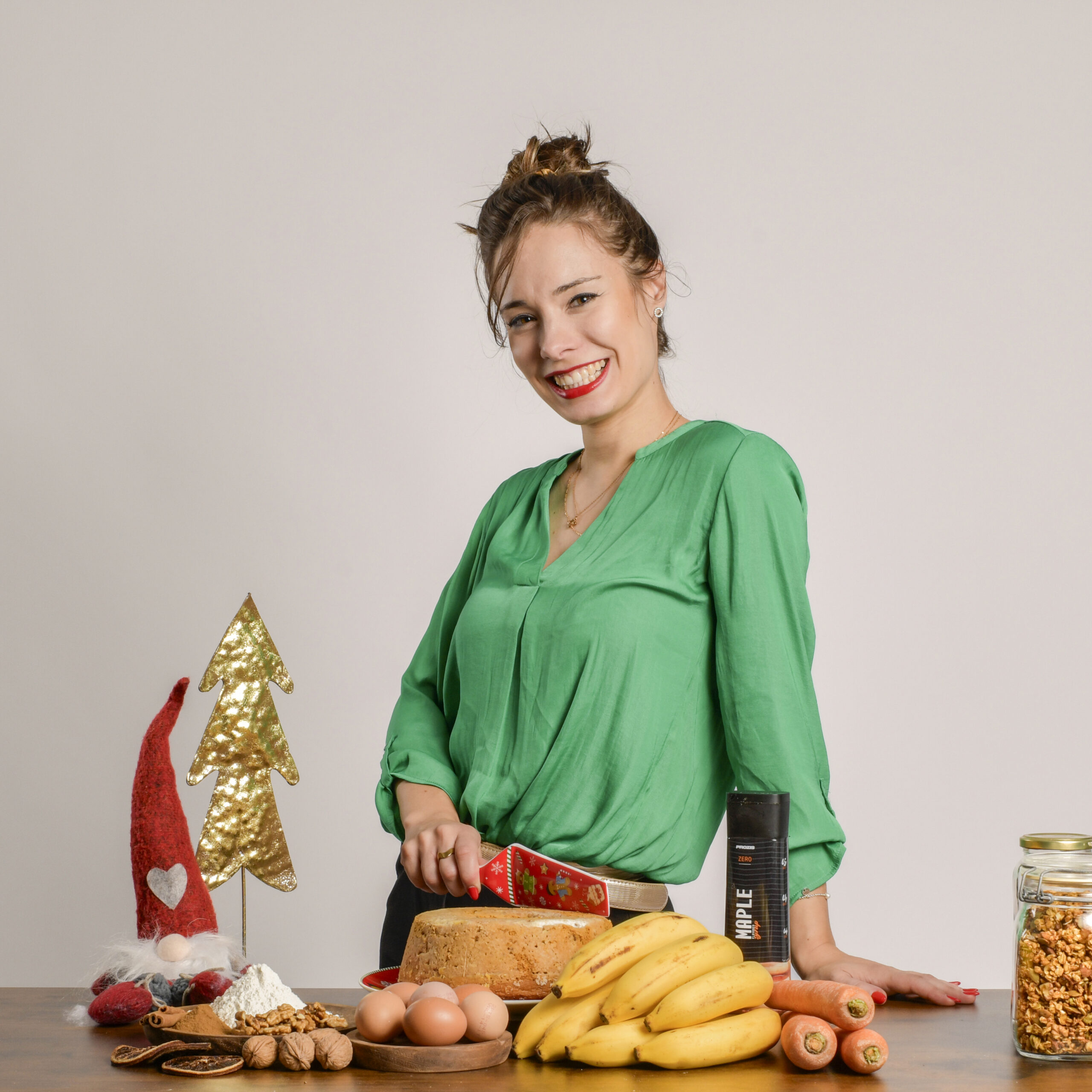 Bolo de canela e nozes